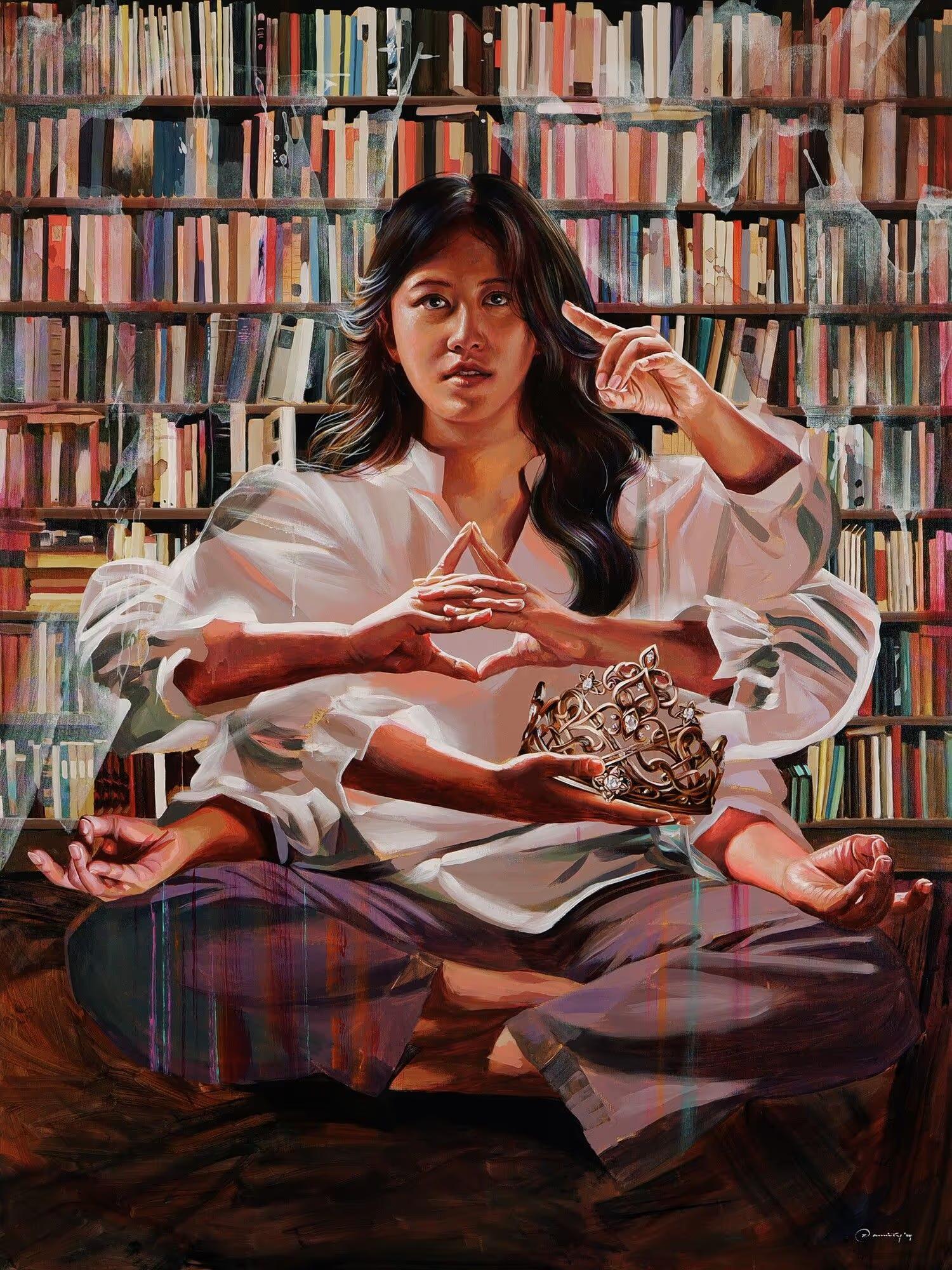 Tile Face  A State of Enlightmen Zeta Painting Tiles 3