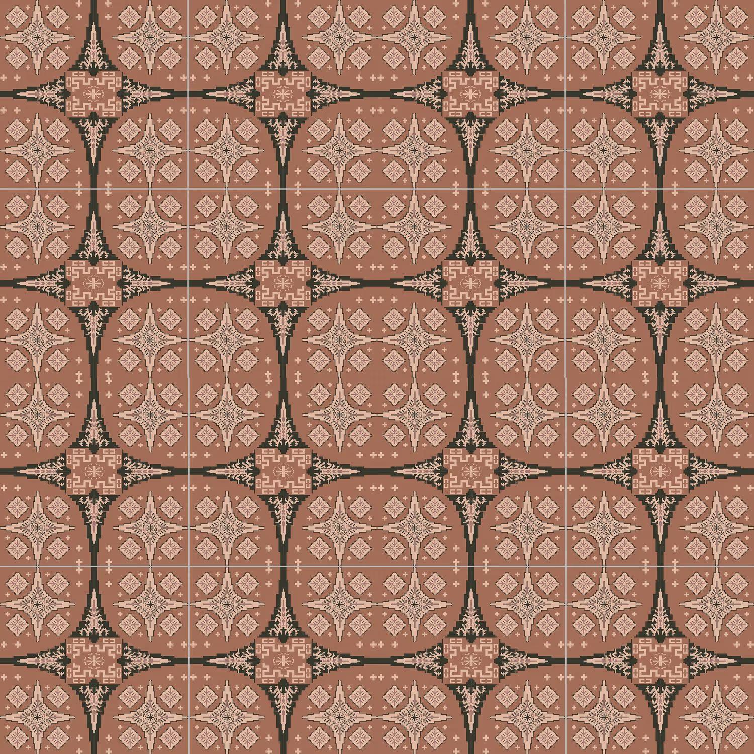 Tile Face  Tenun Gringsing TENUN GRINGSING 80X80