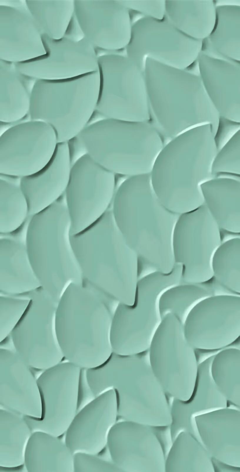 Tile Face  Cordate Verde G303016